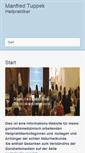Mobile Screenshot of heilpraktiker-tuppek.de